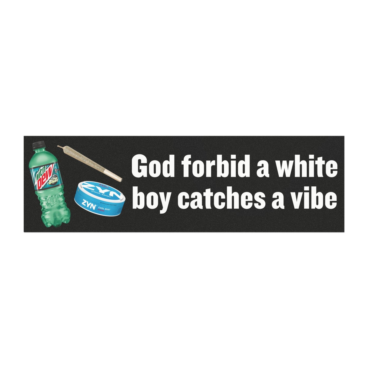 White Boy Vibe - Car Magnet