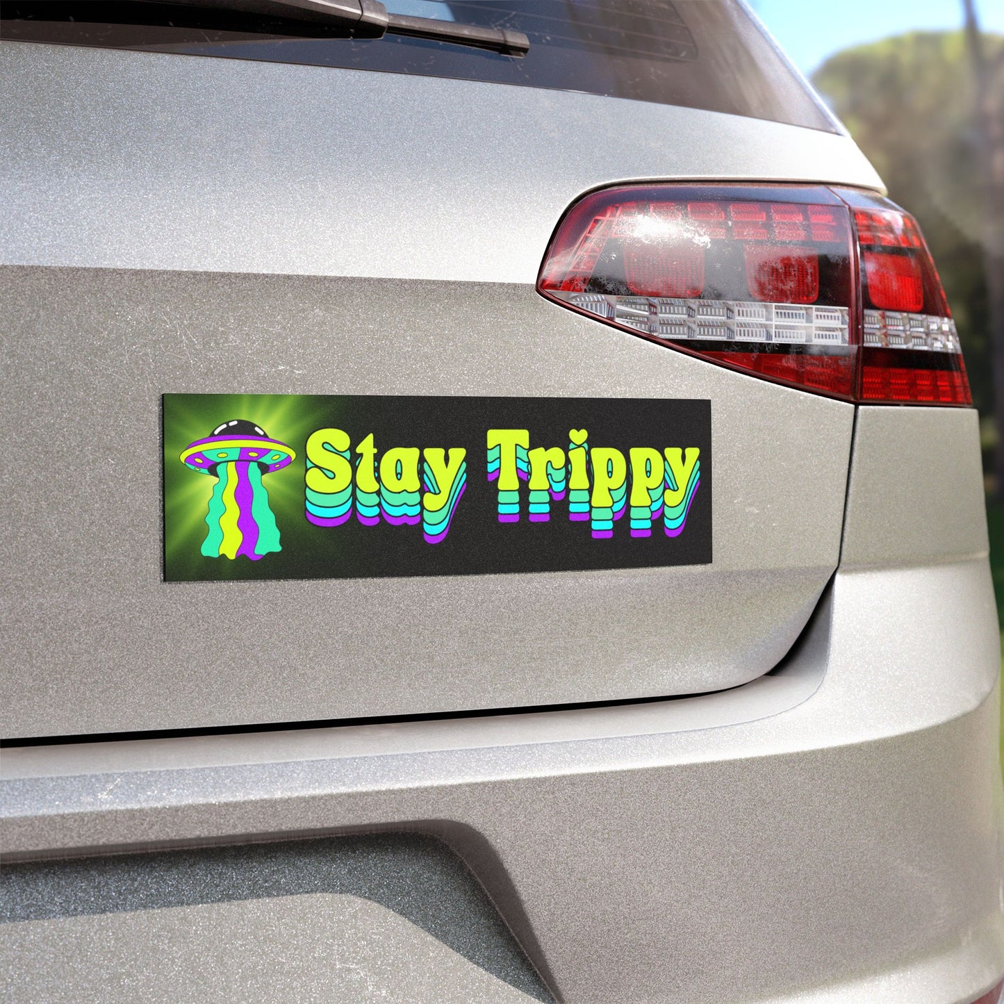 Stay Trippy UFO - Car Magnet