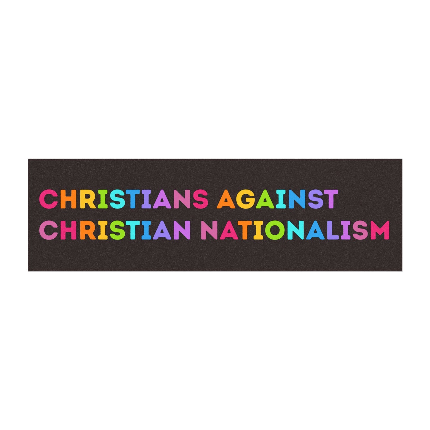 Christians Against Christian Nationalism - Car Magnet