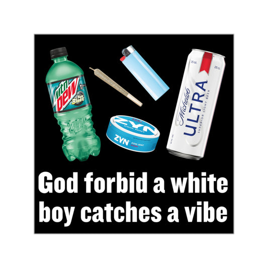Catch A Vibe - Square Sticker