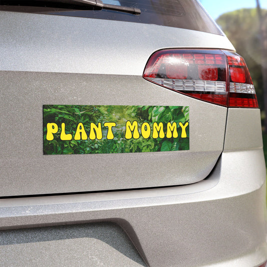 Tropical Plant Mommy - Car Magnet