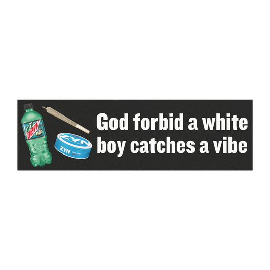 White Boy Vibe - Car Magnet