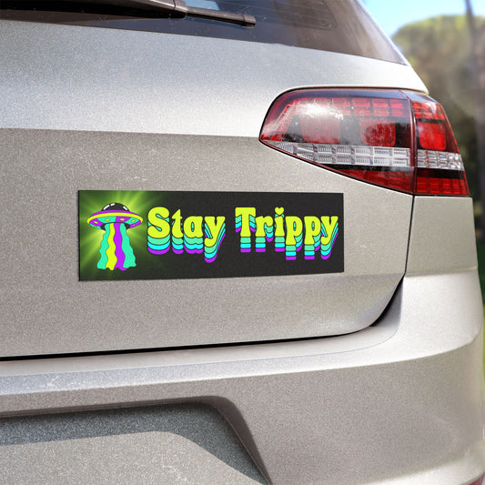 Stay Trippy UFO - Car Magnet