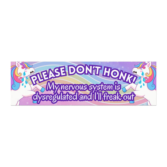 DON'T HONK - Car Magnet