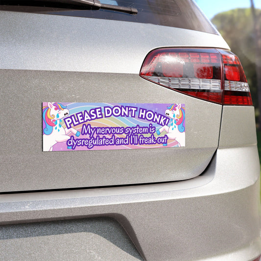 DON'T HONK - Car Magnet