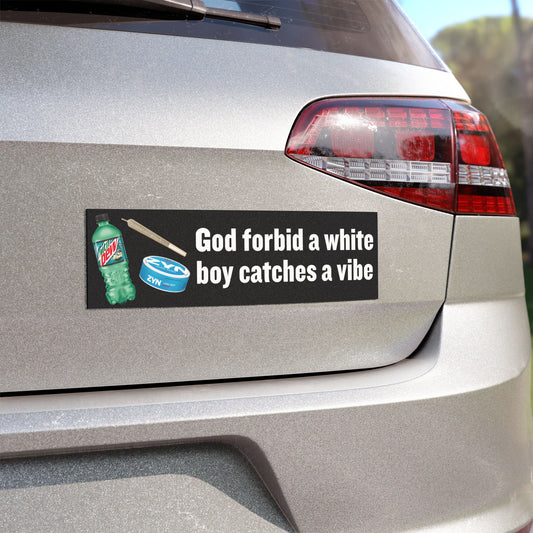 White Boy Vibe - Car Magnet